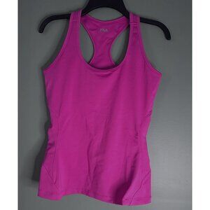 Fila Racerback Tank Top Women Size Medium Hot Pink Gorpcore Athleisure  y2K